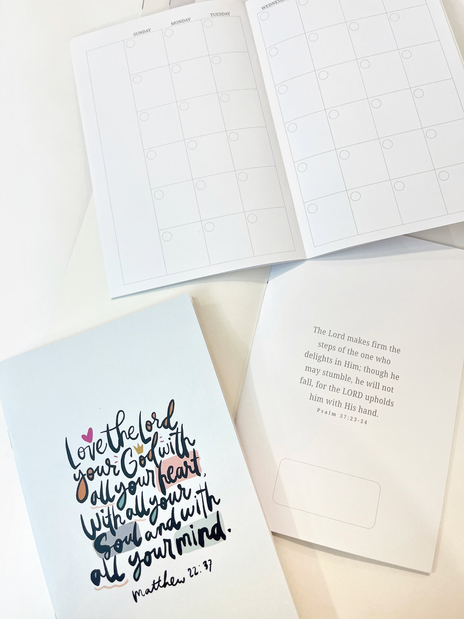 The Letterer Undated Monthly Planner – Planner on the Go!