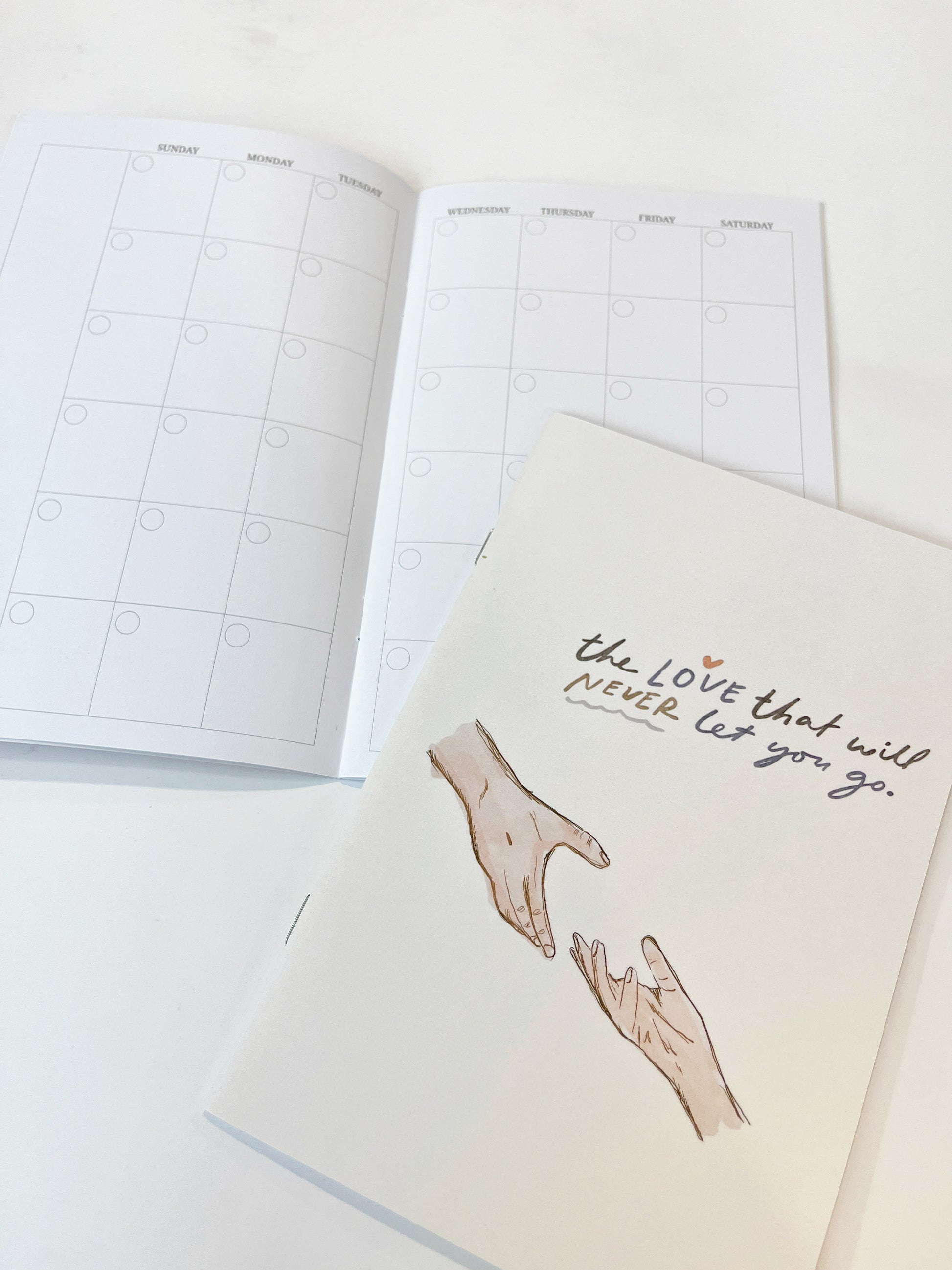 The Letterer Undated Monthly Planner – Planner on the Go!