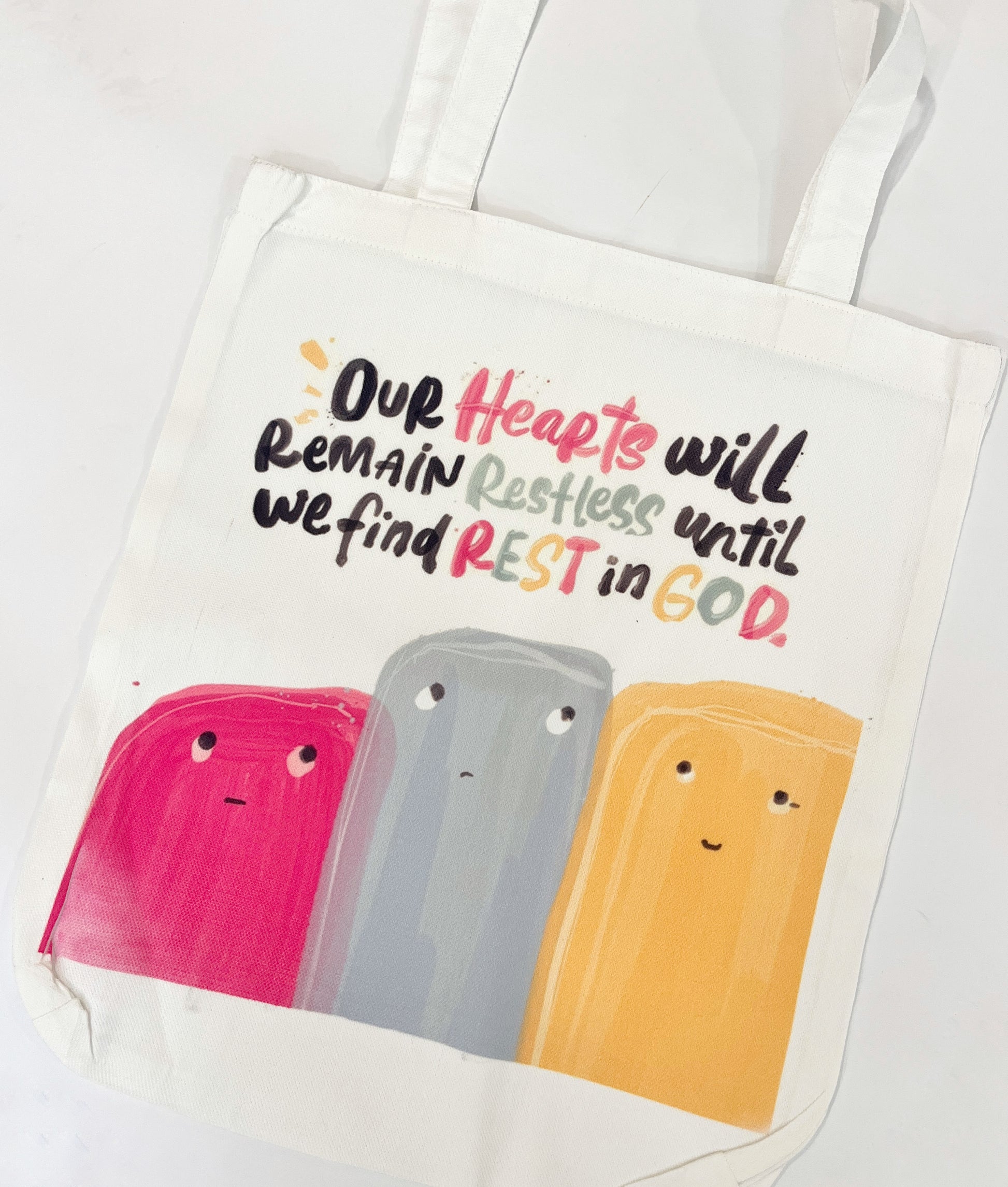 The Letterer Faith-Inspired Tote Bag (10 Designs Available)