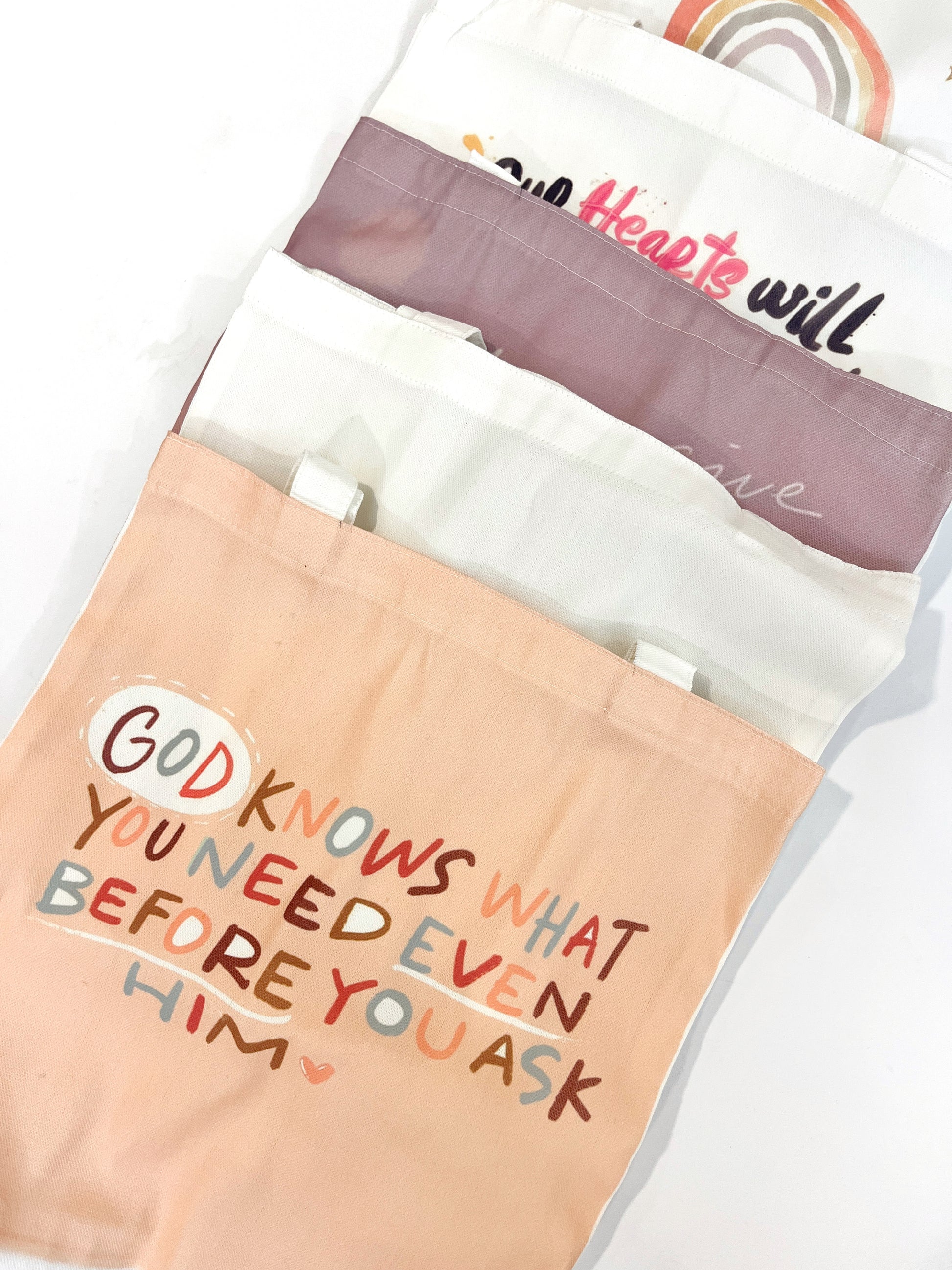 The Letterer Faith-Inspired Tote Bag (10 Designs Available)