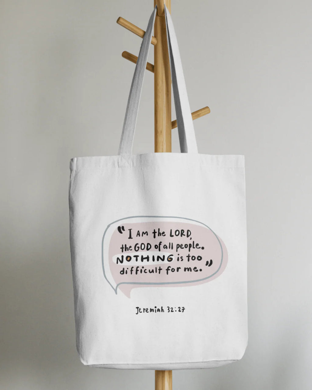The Letterer Faith-Inspired Tote Bag (10 Designs Available)