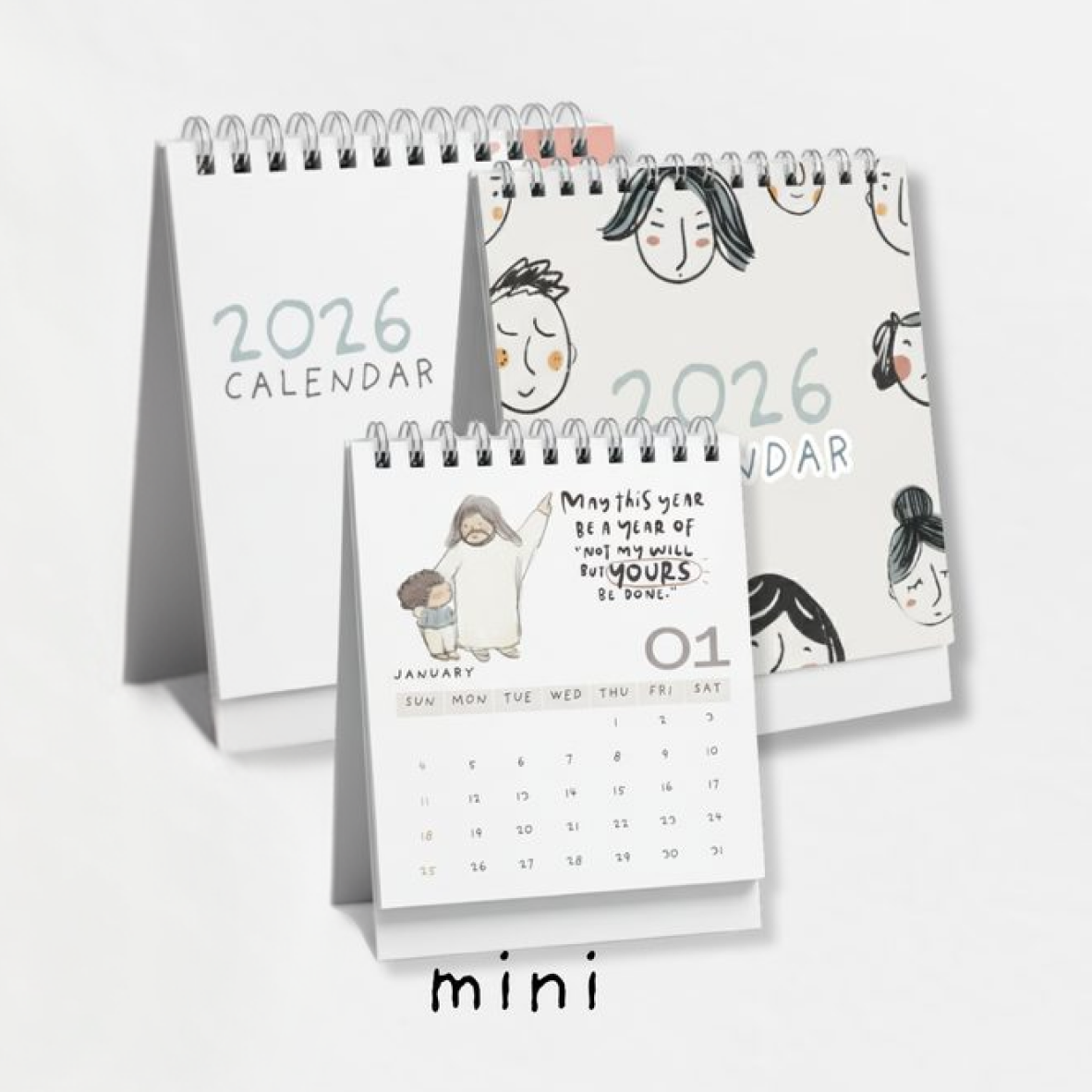 2026 Desk Calendar Mini