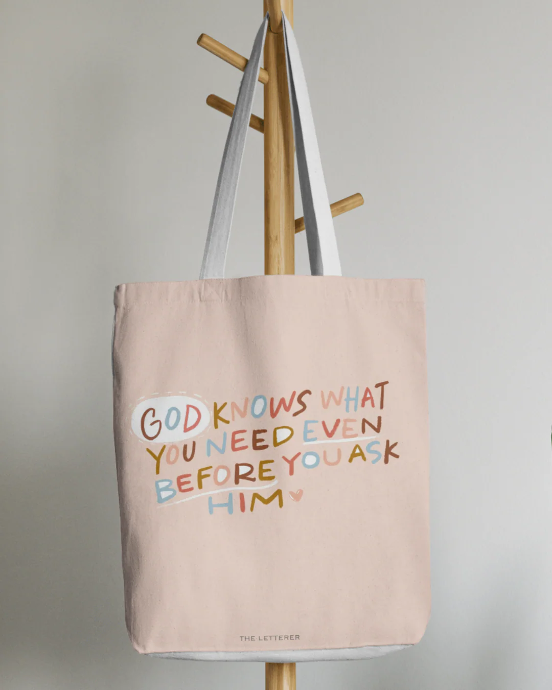 The Letterer Faith-Inspired Tote Bag (10 Designs Available)