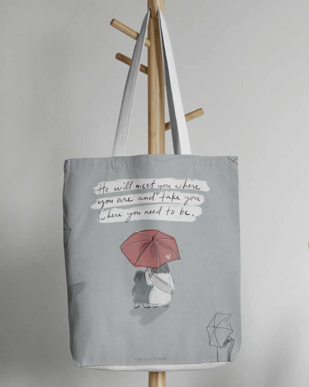 The Letterer Faith-Inspired Tote Bag (10 Designs Available)