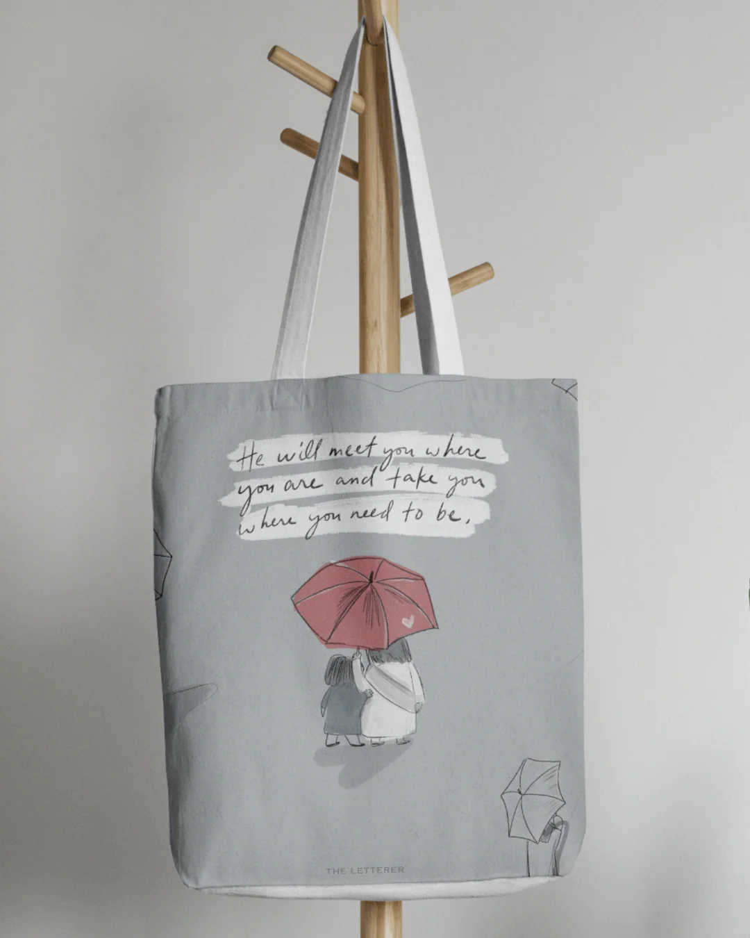 The Letterer Faith-Inspired Tote Bag (10 Designs Available)
