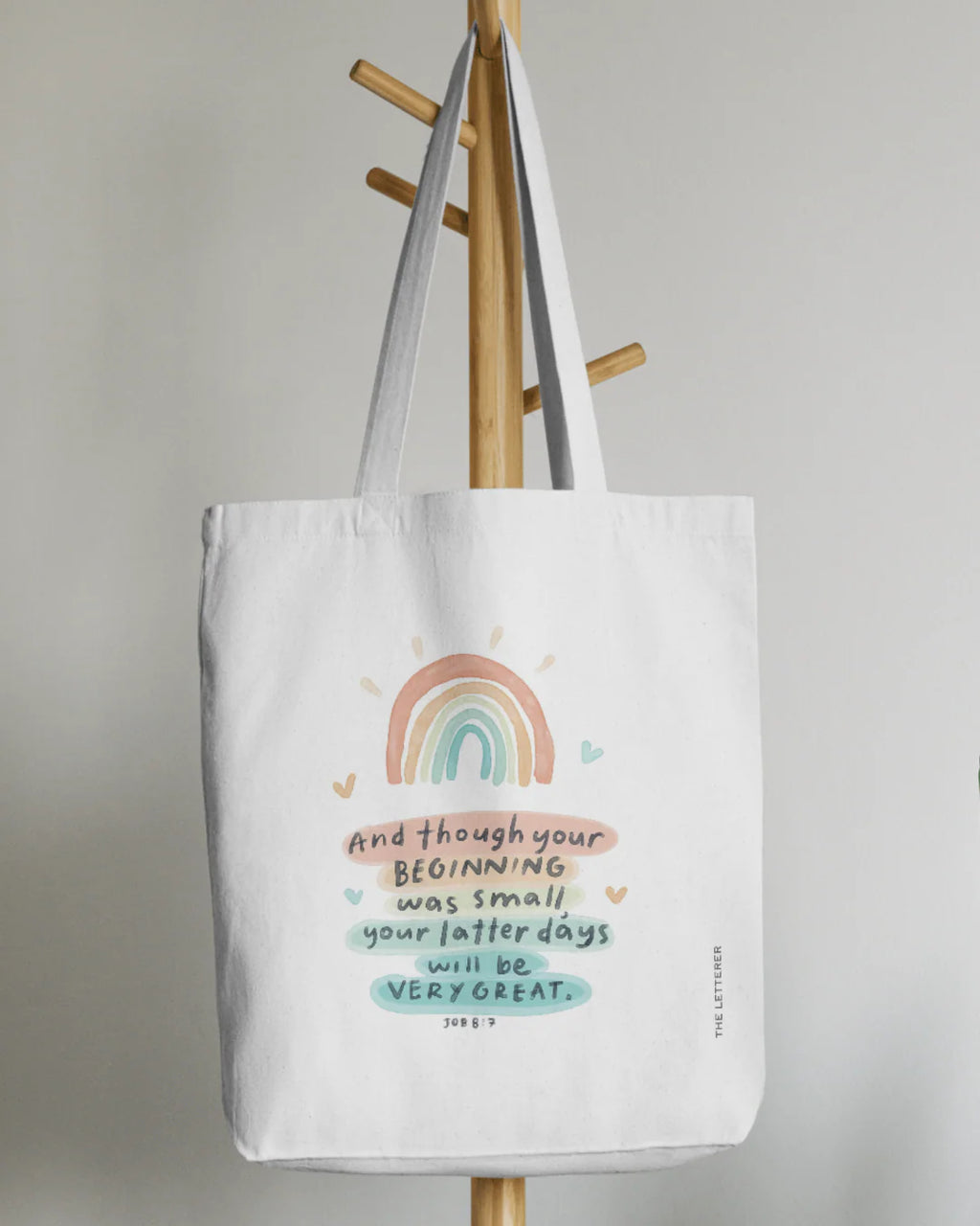 The Letterer Faith-Inspired Tote Bag (10 Designs Available)
